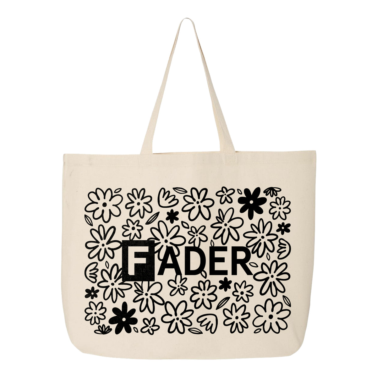 Floral Pattern Large Tote Bag – The FADER