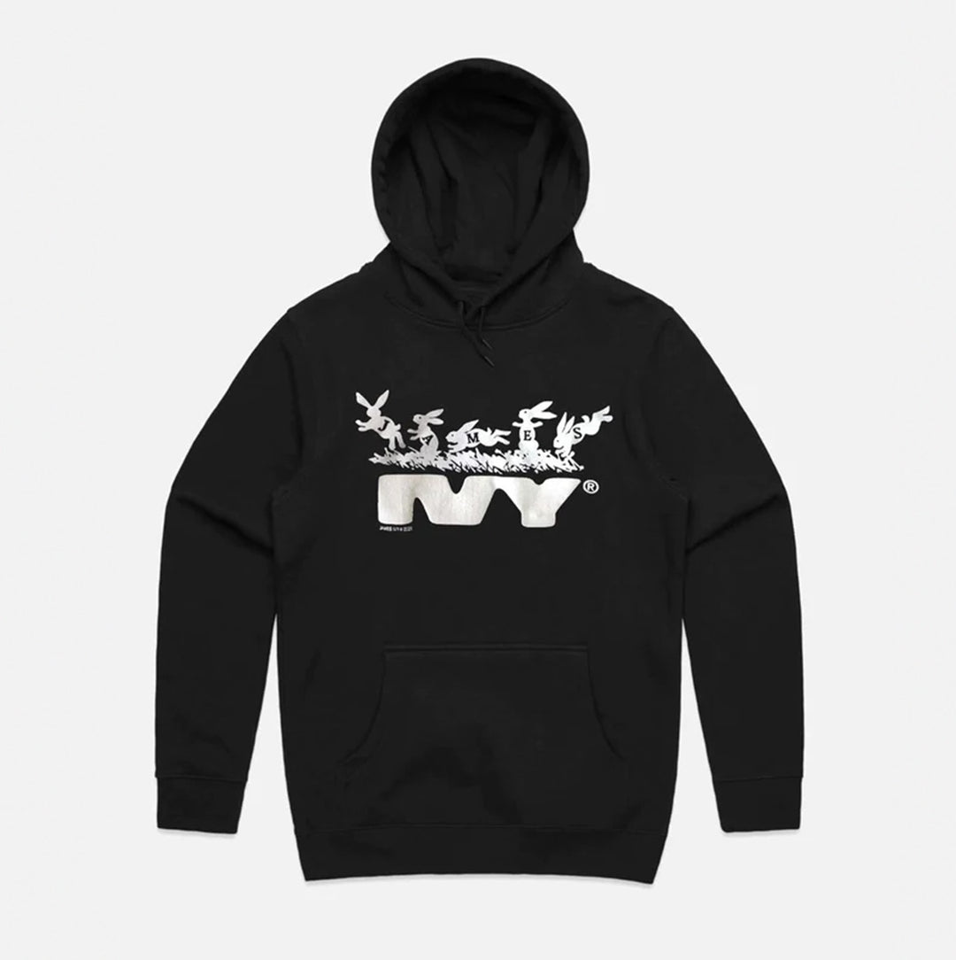James Ivy Black Hoodie – The FADER