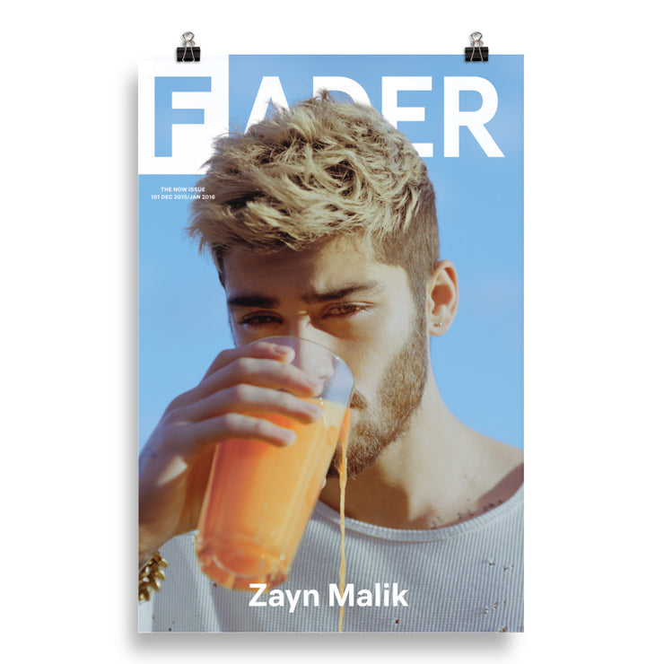 アート+エンタメ FADER Magazine Zayn Malik Zayn Malik / The FADER Issue 101 Cover 20