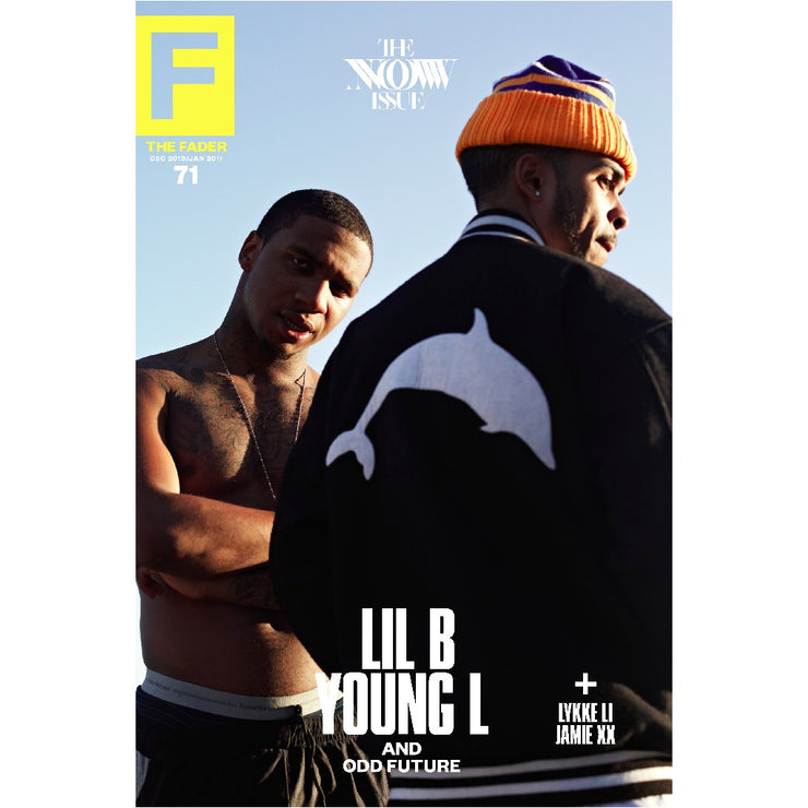 Lil B and Young L poster- the FADER magazine issue 71 cover