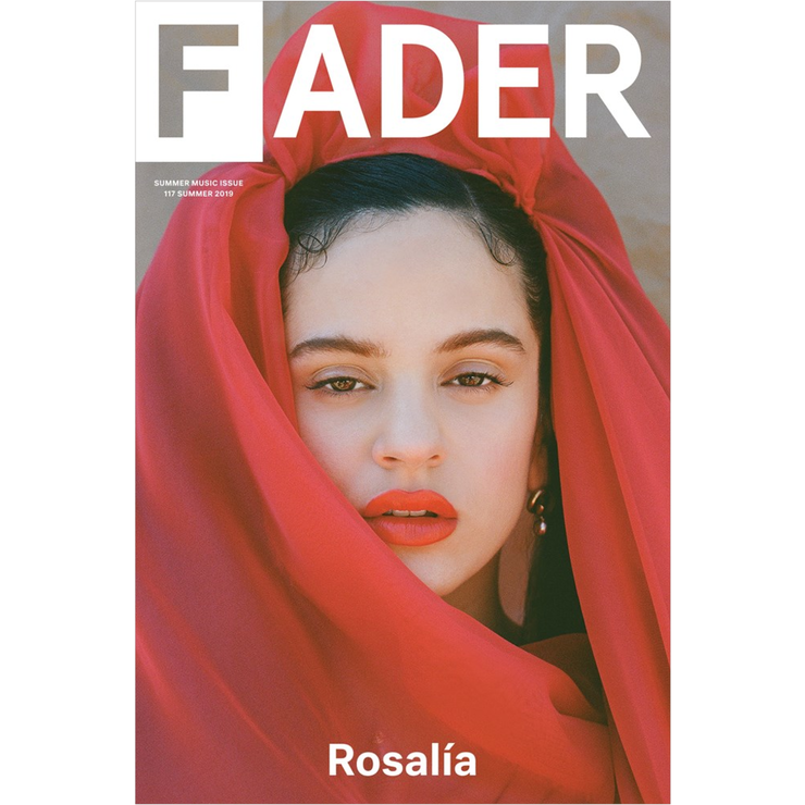 Rosalía poster featuring the cover artwork of The FADER Issue 117