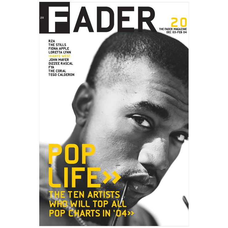 Kanye West poster- the FADER magazine issue 20 cover