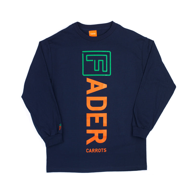 The FADER x Carrots Long Sleeve Shirt (Navy) - The FADER
 - 1