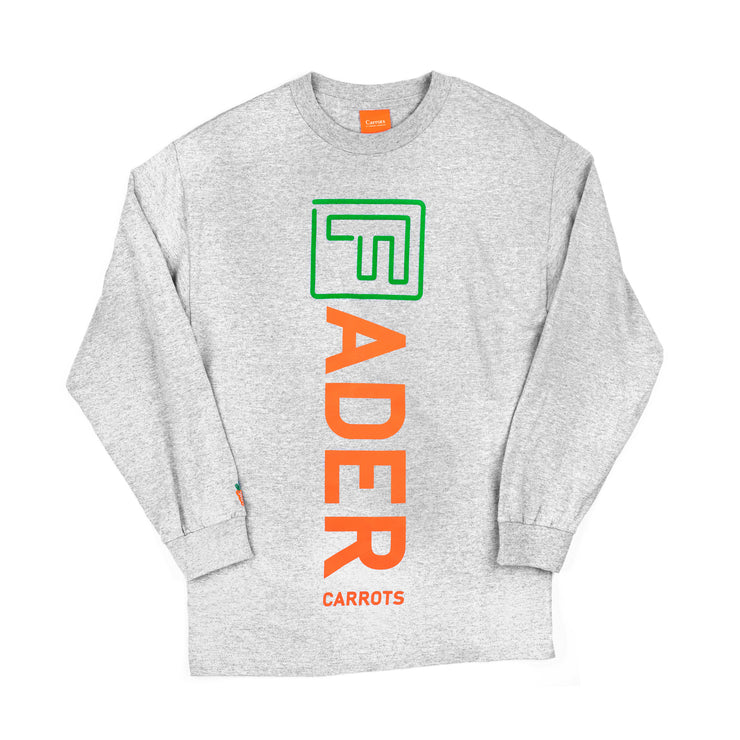 The FADER x Carrots Long Sleeve Shirt (Gray) - The FADER
 - 1
