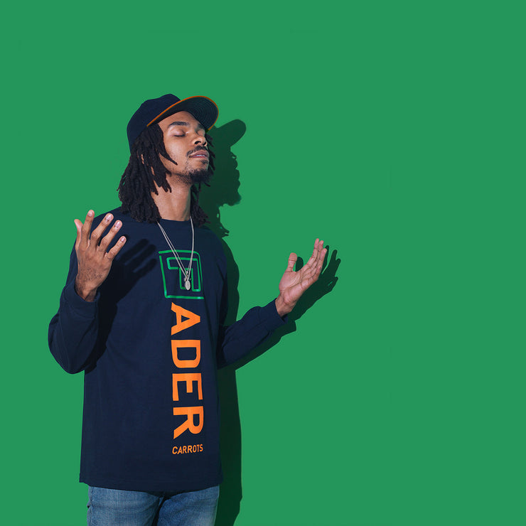 The FADER x Carrots Long Sleeve Shirt (Navy) - The FADER
 - 2