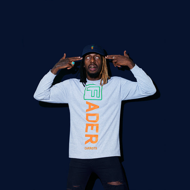 The FADER x Carrots Long Sleeve Shirt (Gray) - The FADER
 - 2