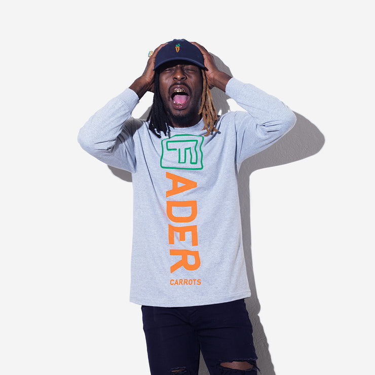 The FADER x Carrots Long Sleeve Shirt (Gray) - The FADER
 - 3
