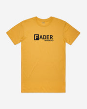 front of yellow t-shirt with The FADER logo and "issue 103" below it