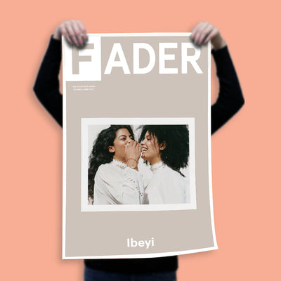 Ibeyi poster of cover artwork of The FADER Issue 109