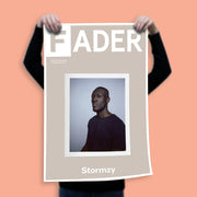 Stormzy poster featuring the cover artwork of The FADER Issue 109