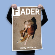 Hayley Williams poster of cover artwork of The FADER Issue 110.