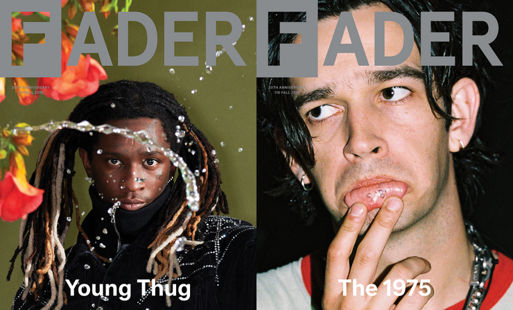the FADER Magazine issue 118 cover of Young Thug / The 1975