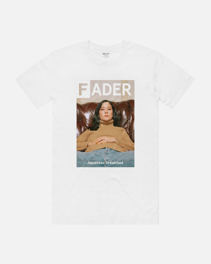 white t-shirt with Japanese Breakfast- the FADER magazine cover issue 115