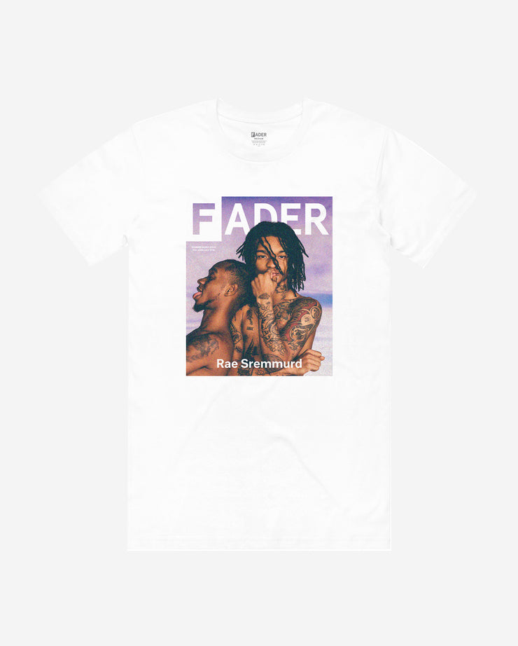 white tee with Rae Sremmurd/ The FADER issue 104 cover 