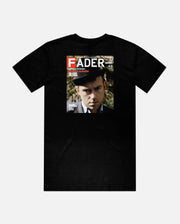 black t-shirt with Damon Albarn The FADER Issue 43 Cover