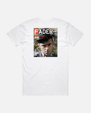 white t-shirt with Damon Albarn The FADER Issue 43 Cover