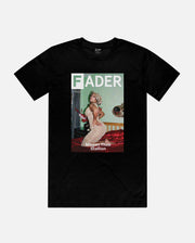 black t-shirt with Megan Thee Stallion- the FADER magazine issue 117 cover