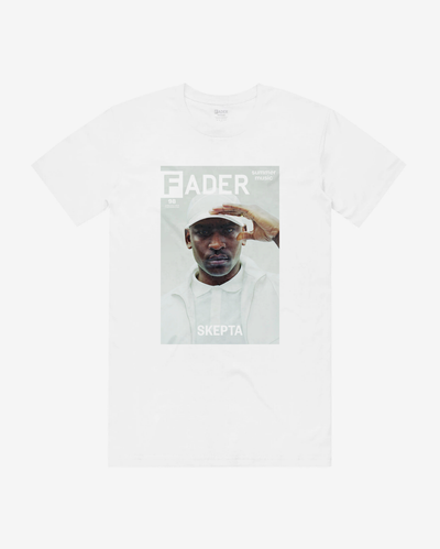 white tee with Skepta / The FADER Issue 98 Cover