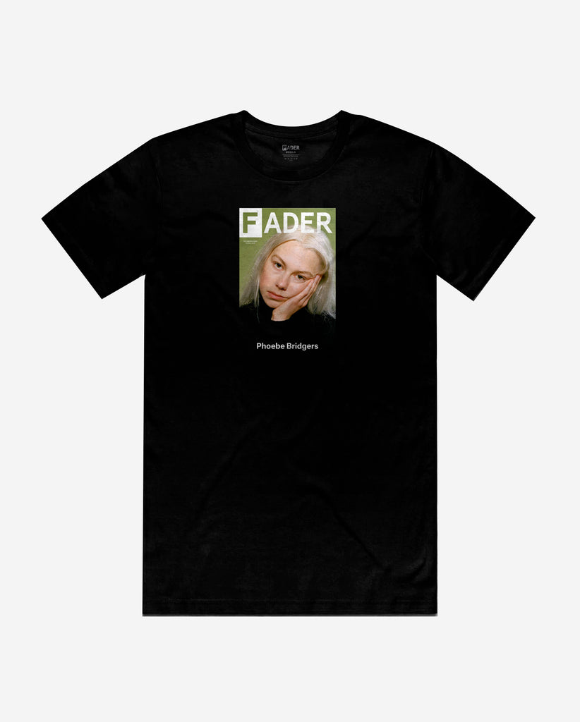 Phoebe Bridgers M Tシャツ Phoebe Bridgers Issue #114 Unisex Tee in Black by FADER – The FADER