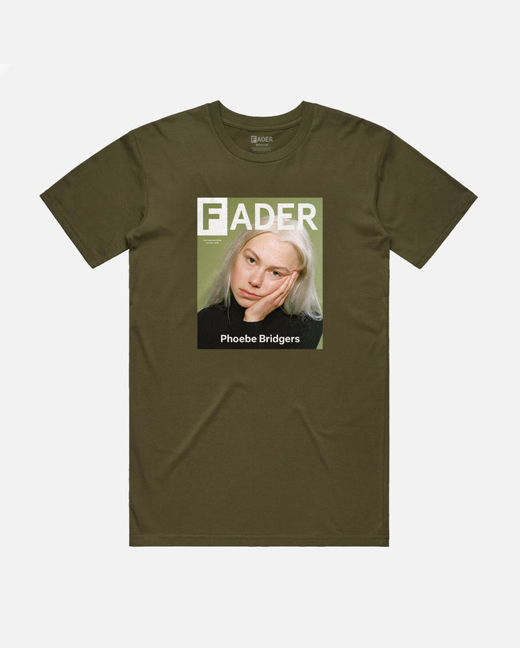 olive tee with Phoebe Bridgers / The FADER issue 114 cover