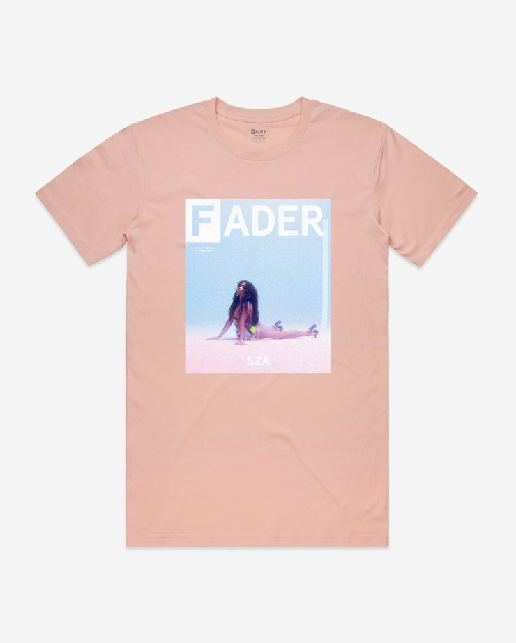 pink tee with SZA- the FADER issue 112 Cover (blue)