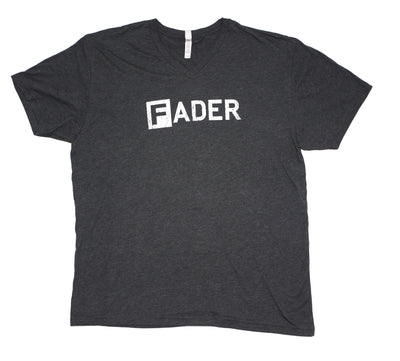 The FADER V-Neck Tee (Dark Gray) (XXL only) - The FADER
