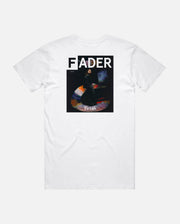 white tee with Tirzah -The FADER June 2021 black cover