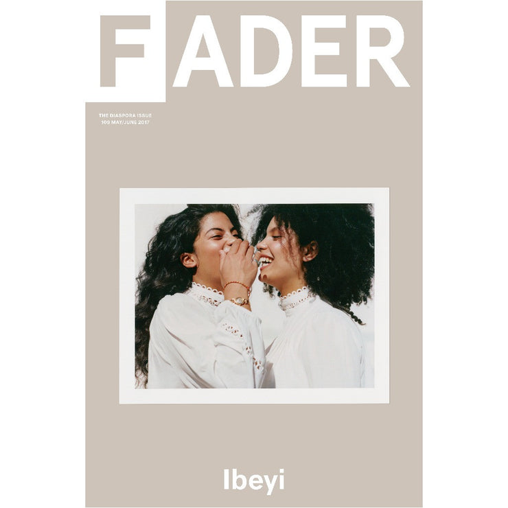 Ibeyi poster of cover artwork of The FADER Issue 109