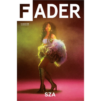 SZA poster featuring the cover artwork of The FADER Issue 112 (Red).