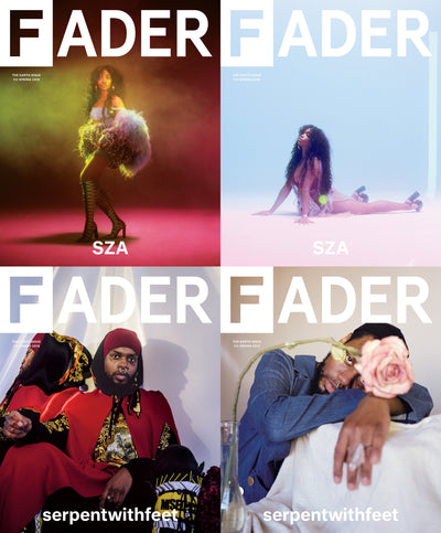 the FADER magazine issue #112 cover of SZA / serpentwithfeet  posters
